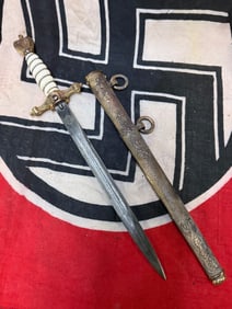 RARE WW2 GERMAN NAVY ADMIRALS DAGGER BY E.U.F. HORSTER SOLINGEN