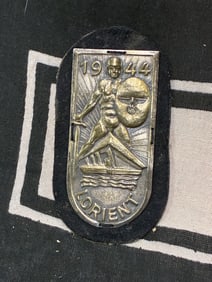 WWII GERMAN THIRD REICH 1944 LORIENT SHIELD BADGE