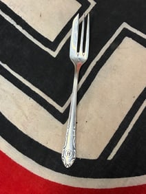 SCARCE WW2 GERMAN WAFFEN SS SILVER FORK