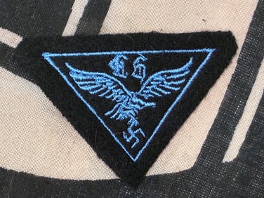 German WWII Hitler Jugend Flak Helpers Breast Eagle