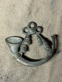 PRE CIVIL WAR INFANTRY HORN HEADGEAR BADGE INSIGNIA
