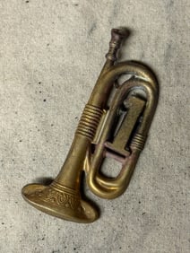 CIVIL WAR 1ST MOUNTED RIFLEMAN HEADGEAR BADGE INSIGNIA