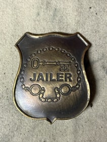 ANTIQUE 1800'S JAILER BADGE