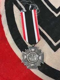 WW2 German 10 Year NSDAP Faithful Service Medal With Ribbon