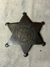 1800'S TEXAS RANGERS BADGE