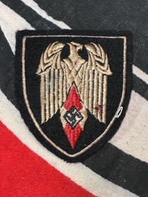 SCARCE WW2 GERMAN HITLER YOUTH STANDARD BEARERS SLEEVE INSIGNIA BADGE