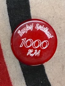 WW2 GERMAN ADOLF HITLER 1000 RM GAME TOKEN