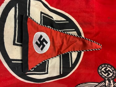 WW2 GERMAN NSDAP POLITICAL LEADER PENNANT