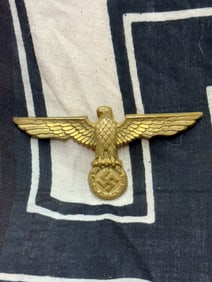 WW2 German Kriegsmarine 1st Pattern Tropical Hat Eagle