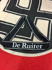 WW2 German SS Officer's Cuff Title De Ruiter