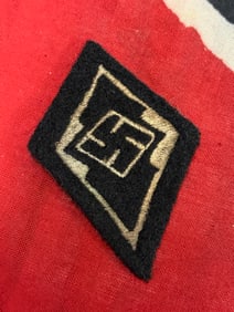 WW2 German Former Hitler Youth Member's SS Sleeve Diamond