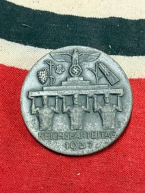 WW2 German 1937 Reichsparteitag Tinnie