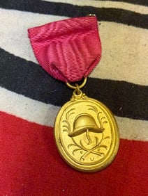WW2 German Bavarian Fire Service Decoration 40 Year Service Medal