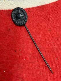 WWI German Black Wound Badge Stick Pin