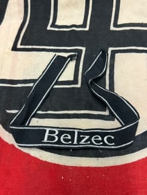 RARE WW2 GERMAN WAFFEN SS BELZEC UNIFORM CUFF TITLE