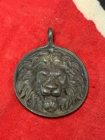 German DAK Ring WW2 Pendant Lion WWII Germany 1942 African corps