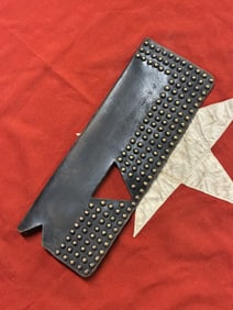 1800'S NOTHERN PLAINS INDIANS TACKED KNIFE LEATHER SHEATH