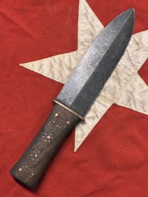 1800'S NATIVE AMERICAN INDIAN MARKED HB - HUDSON BAY TRADE KNIFE DAG