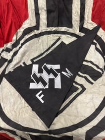 RARE WW2 GERMAN WAFFEN SS FM PENNANT