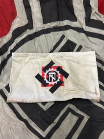German WWII Technical Emergency Corps TeNo BeVo Embroidered Armband - Technische Nothilfe