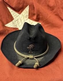 RARE CIVIL WAR CONFEDERATE CSA FLORIDA OFFICER SLOUCH HAT CAP KEPI