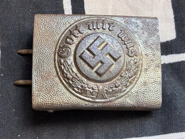 German WWII Police Enlisted Man’s Buckle