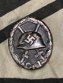 WW2 German Wound Badge Black 1939 By Rudolf Wachtler