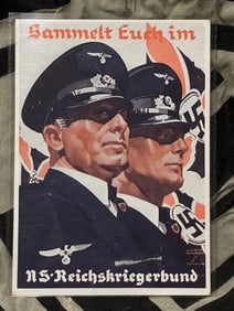WW2 GERMAN PROPAGANDA POSTCARD