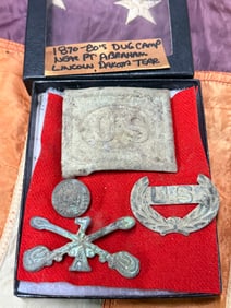 INDIAN WAR RECOVERED RELICS FROM DAKOTA TERRITORY FT ABRAHAM LINCOLN