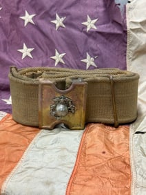 INDIAN WARS M1881 USMC MARINE CORPS SHOTGUN SHELL BELT