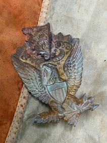 CIVIL WAR IRISH BRIGADE UNION CORPS SLOUCH HAT SIDE BADGE INSIGNIA