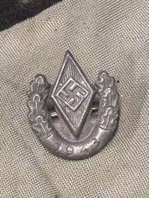 WW2 German Hitlerjugend (HJ) Siegernadel Reichssportwettkämpfe 1943