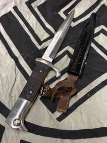 WW1 GERMAN COMBAT TRENCH KNIFE BY ANTON WINGEN JR. SOLINGEN