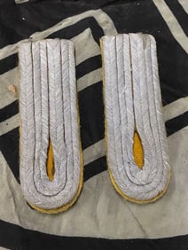WW2 German GDR Pair Of Shoulder Flaps Telecommunications Officer