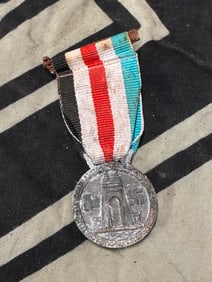 WW2 Italian/German African Campaign Medal (silver color)