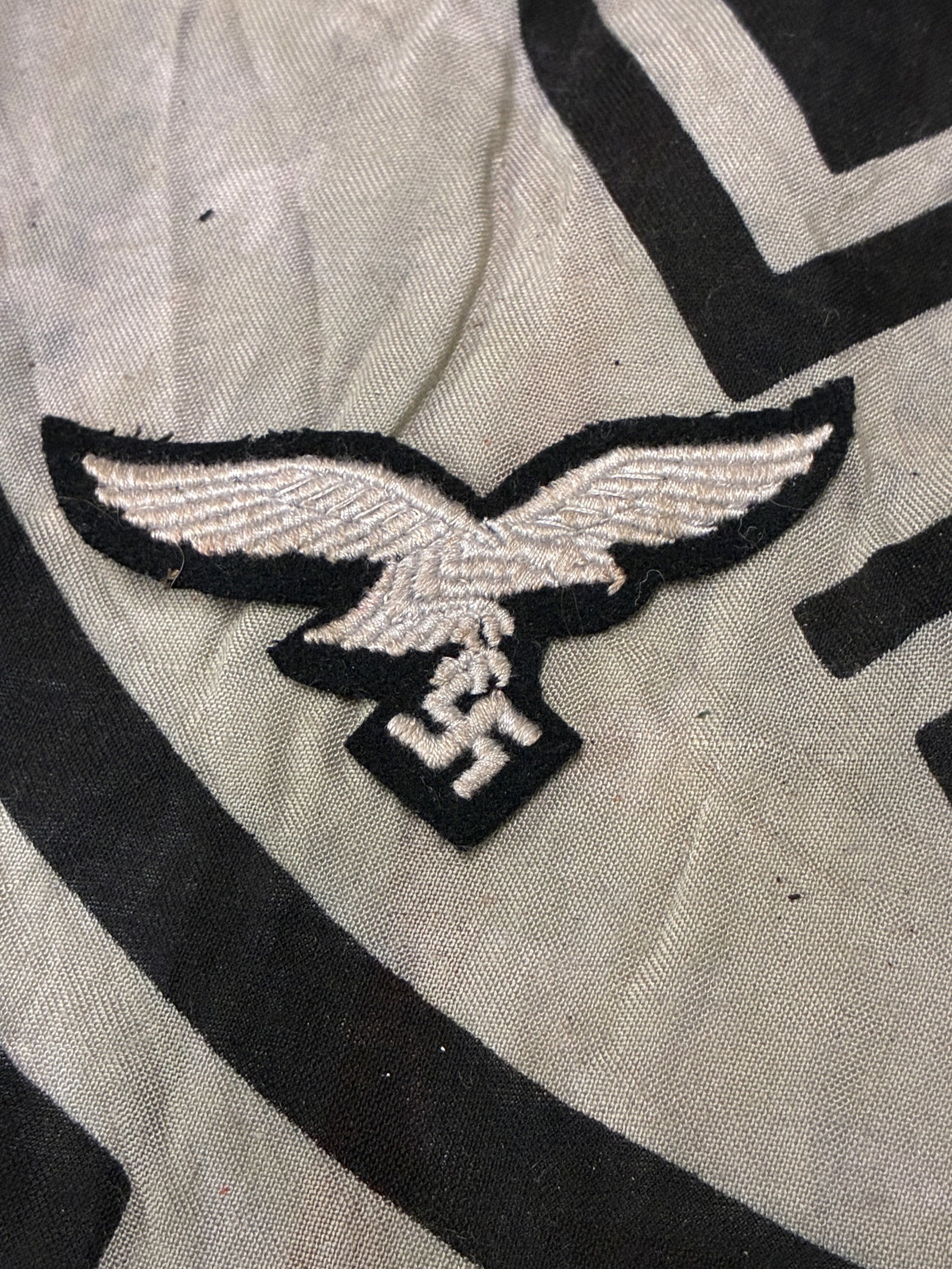 German WWII Hermann Göring Luftwaffe EM/NCO Feldbluse Breast Eagle: German WWII Hermann Göring Luftwaffe EM/NCO Feldbluse Breast Eagle. A rare example that is in mint overall shape and condition with a beautiful overall patina. Please view all detailed pictures. A ra