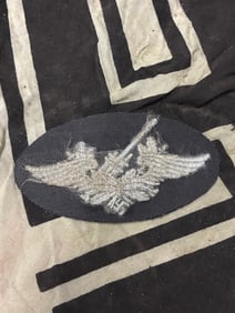 WW2 GERMAN LUFTWAFFE FLAK ARTILLERY PROFICIENCY ARM PATCH