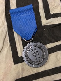 WW2 German Waffen SS 4 Year Long Service Medal