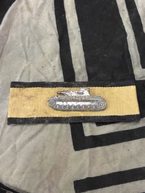 WW2 German Wehrmacht Heer & Elite Gold Tank Destruction Badge