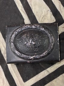 WW2 GERMAN PRUSSIAN KRIP CREST BELT PLATE BUCKLE