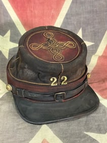 CIVIL WAR UNION 22ND NEW YORK OFFICER KEPI HAT CAP
