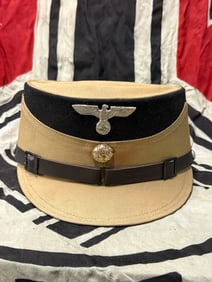 German WWII SA (Sturmabteilung) "Coffee Can" Cap Kepi With RZM Paper Tag