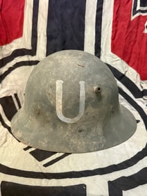 SCARCE WW2 GERMAN U-BOAT HELMET WITH LINER