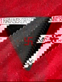 Rare WW2 German Large-Style Frauenschaft Badge By Ges. Gesch.