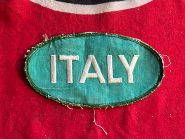 WWII U.S MILITARY ITALY PRISONER PATCH ITALIAN PRISONER OF WAR POW