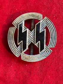 WWII GERMAN WAFFEN SS LEISTUNG BADGE BY RZM M1/25