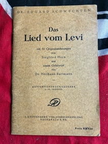 Drittes Reich 1933 Dr.Eduard Schwechten/Das Lied vom Levi/Antisemitisches Kinderbuch Book
