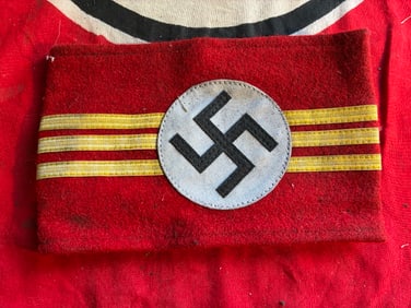 WW2 German Amtsleiter Political Leader, Mitglieted der Reichsleitung early NSDAP armband 1932-1933