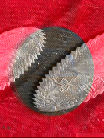 RARE WW2 GERMAN WOUND BADGE IN SILVER