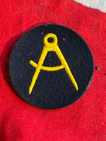 WWII German Kriegsmarine EM Carpenter Career Patch